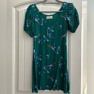 Green tulip urban outfitters dress - small